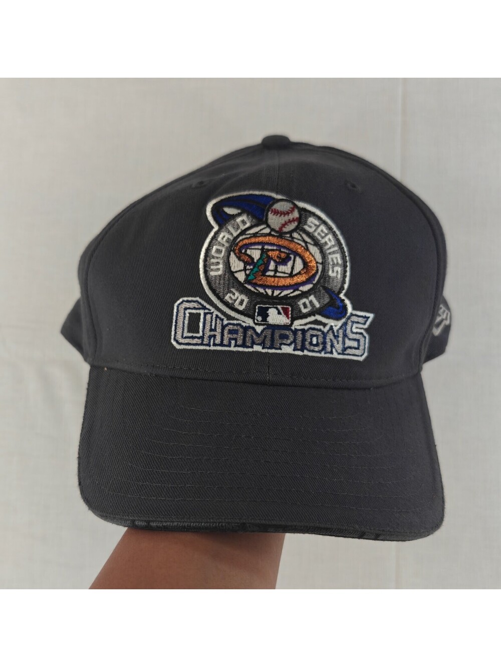 Arizona Diamondbacks 2001 World Series Champions New Era Adjustable Hat Black